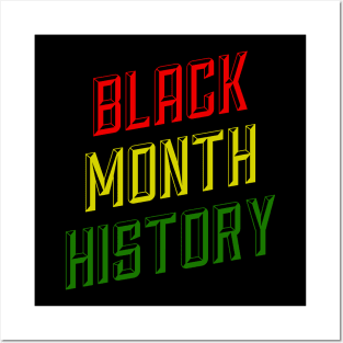 BLACK MONTH HISTORY Posters and Art